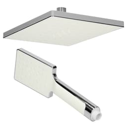 ECD Germany handduschset med regnduschmunstycke - vit