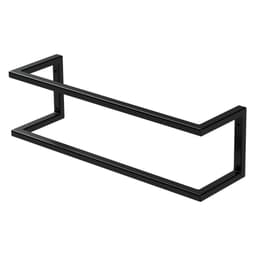 ML-Design handdukstork, stål, 15 x 15 x 50 cm, svart