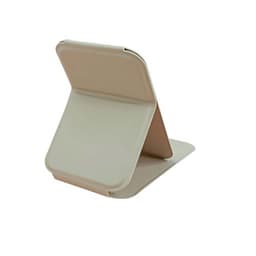 Bærbart makeup-spejl med kant - HD-klarhed og praktisk design Hvid