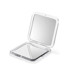 Hvitt Sminkespeil med Forstørrelse - 5X Forstørrelse, Bærbart Kompakt Speil