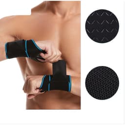 Justerbart anti-forstuvningshåndleddsband for menn - Profesjonell trening og støtte Blå