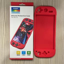 Skyddande silikonfodral för Switch2 Full Coverage Röd