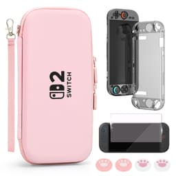 Kantolaukku Switch 2 -konsolille Vaaleanpunainen