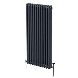 Tradisjonell vertikal radiator med 3 søyler – 1800 x 562 mm – Antrasittgrå