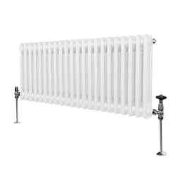Traditionell 2-kolumns radiator - 300 x 1012 mm – Vit