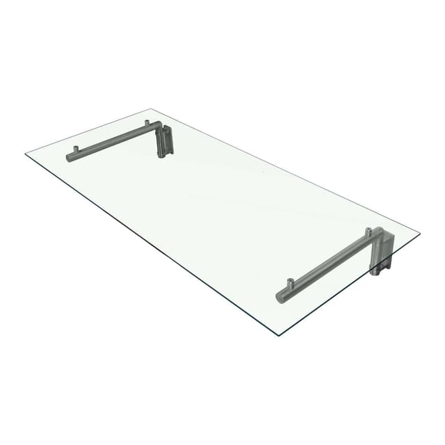 MonsterShop Glasdør Baldakin & Beslag, 144cm B, 80cm D
