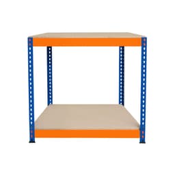 S-Rax arbeidsbenk med 2 nivåer - 90cm x 60cm x 90cm