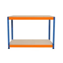 S-Rax arbeidsbenk med 2 nivåer - 120 cm x 45 cm x 90 cm