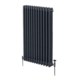 Traditionell 3-kolumns radiator - 1500 x 562 mm – Antracitgrå