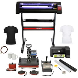 PixMax Da Vinci-pakke 5-i-1 varmepresse, LED-vinylskærer, printer
