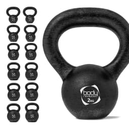 Kettlebell i gjutjärn 2 kg