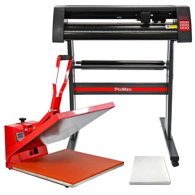 PixMax 50cm Clam varmepresse, vinylskærer