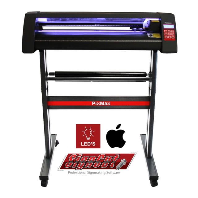 Vinylskærer 720 mm Mac-kompatibel, LED-lysguide og Signcut Pro-software