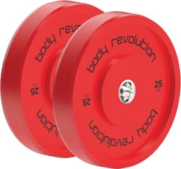 Body Revolution Olympiske Bumper Plates Farve 25 kg par