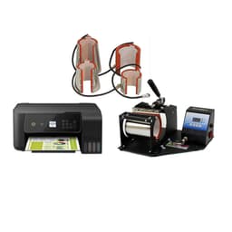 PixMax Muggvärmepress med olika element och skrivare