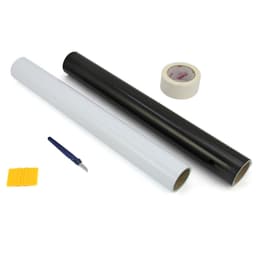 PixMax vinylskærerplotter-ukrudtspakke (vinyl, gummiskraber, kniv og tape)