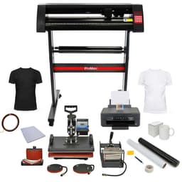 PixMax Da Vinci-pakke 5-i-1 varmepresse, vinylskærer, printer