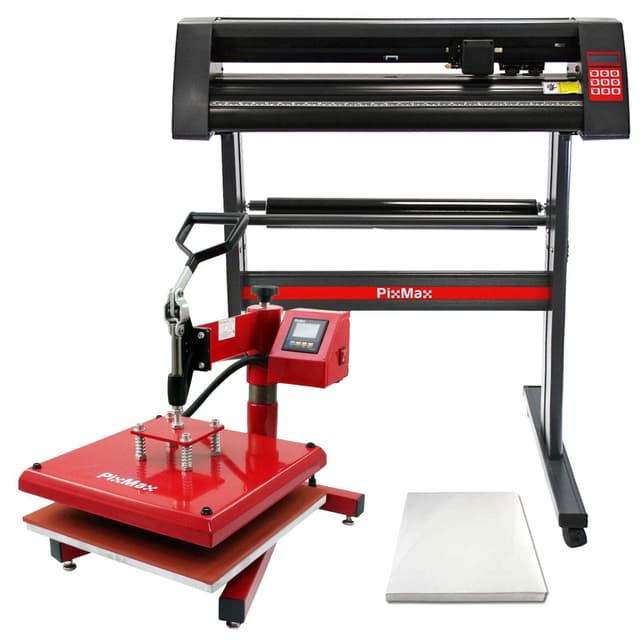 PixMax 38 cm svingvarmepresse og vinylskærer