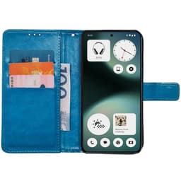 Lompakkokotelo 3-kortti Nothing Phone 3a Lite - Vaaleansininen