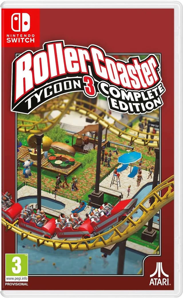 RollerCoaster Tycoon 3 - Complete Edition (Switch) till svenska.