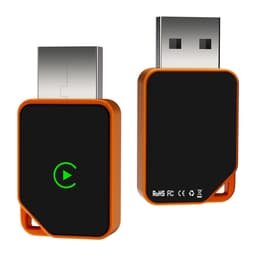 Trådløs CarPlay-adapter: Kablet til trådløs CarPlay-konverter til biler Orange