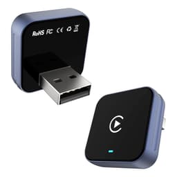 Trådlös CarPlay-adapter - Gunmetal: Konvertera trådbunden CarPlay till