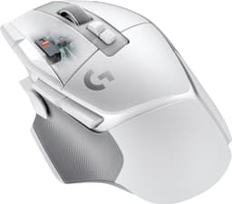 Logitech G502 X Lightspeed trådlös gamingmus (vit)