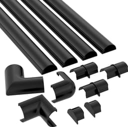 D-Line Trunking kabelkanal (1m, sort)