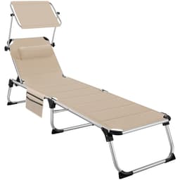 Solseng Lorella - polstret, sammenleggbar, med aluminiumsramme