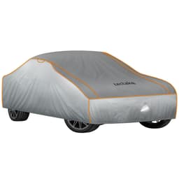 tectake Bilkapell skyddsöverdrag för bil, vattentätt L (483 x 178 x 120 cm)
