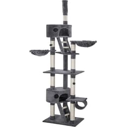 tectake Kradsetræ Hansi 60 x 45 x 260 cm Grå