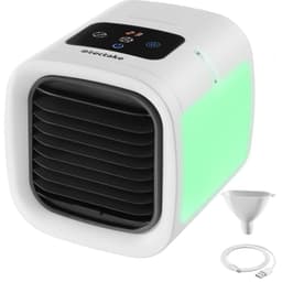 tectake Luftkøler Frosty med LED-belysning, 2 køletrin, 8W hvid