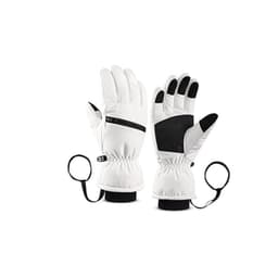 Skihansker - Five Finger Style Hvit XS