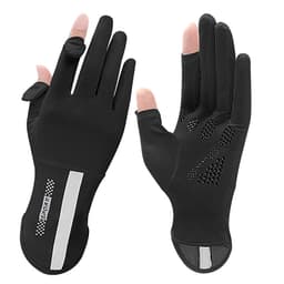 Svalkande issilkehandskar Svart