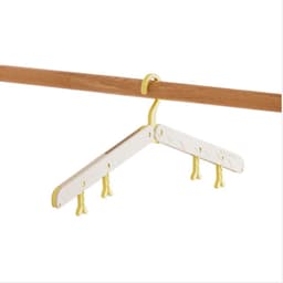 2-Pakning Sammenleggbare Reisekleshengere - Plassbesparende Design Gul