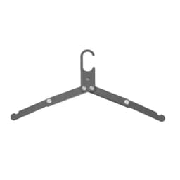 PORTABEL FÄLLBAR GALGE I ALUMINIUMLEGERING - PLASSBESPARANDE RESEGALGE