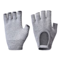 Förbättra din träning med halkfria halvfingerfitnesshandskar Harmaa