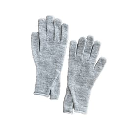 Strikkede hansker - varme og komfortable Lysegrå