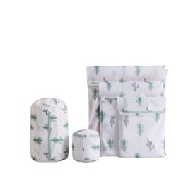 Pesupussisetti, 6 osaa: Pieni, Keskikokoinen, Suuri, Erittäin Suuri, Sylinteri, Rintaliivipussi Ruohon väri