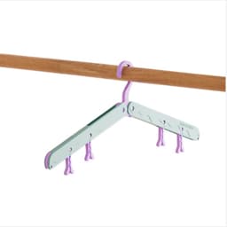 2-Pakning Sammenleggbare Reisekleshengere - Plassbesparende Design Grønn