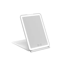 LED Fällbar Sminkspegel: Portabel, Uppladdningsbar med Touchkontroll o