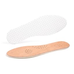 Bekväma bruna läder- och latexinnersulor - 2 par C