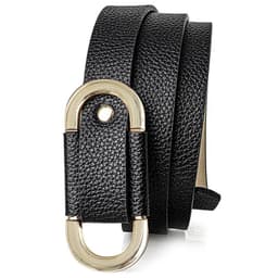 JUSTERBART PU-LÄDERBÄLTE FÖR DAMER UTAN SPÄNNE – PERFEKT FÖR KLÄNNINGA