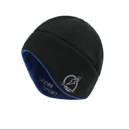 Dobbeltsidig fleecelue – varm, vendbar og pustende Sort