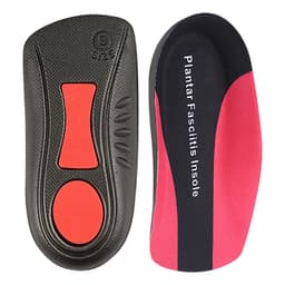 Arch Support innersulor för platta fötter Svart + Blå L