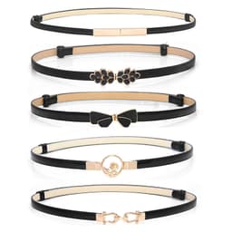 Snyggt PU-läderbältesset - 5-pack