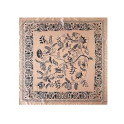 Elegant sidenscarf Aprikos