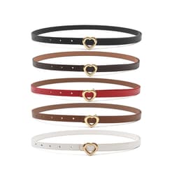 Smala läderbälten för kvinnor model 1