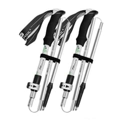 5-Delars Pro Vandringsstavar Set: Aluminiumlegering, Hopfällbar, Förlä