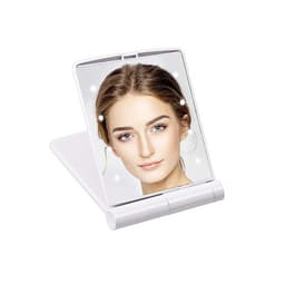 8 LED-lampor Fällbar Sminkspegel - Bärbar och Kompakt Skönhetsspegel V